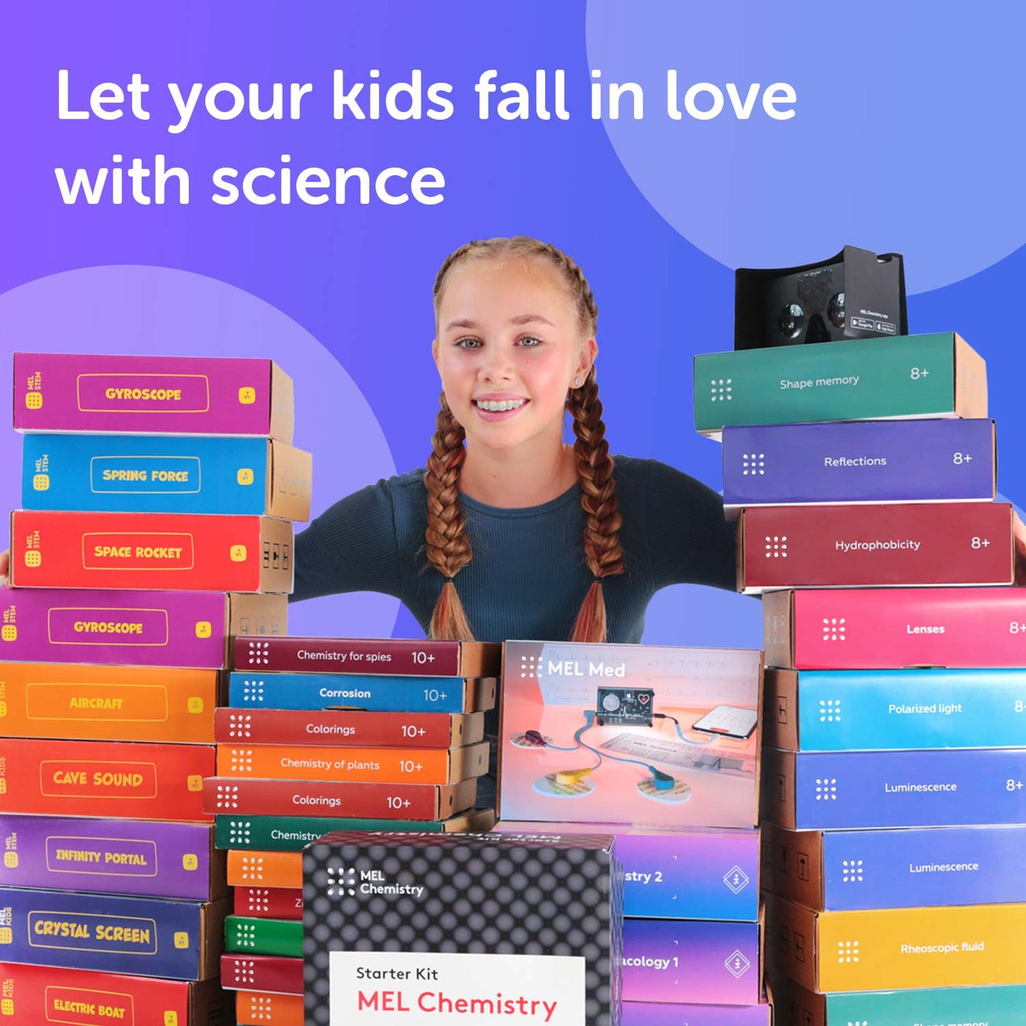MEL MIXED BUNDLE SMALL — 3 kits. Ages 7–13+