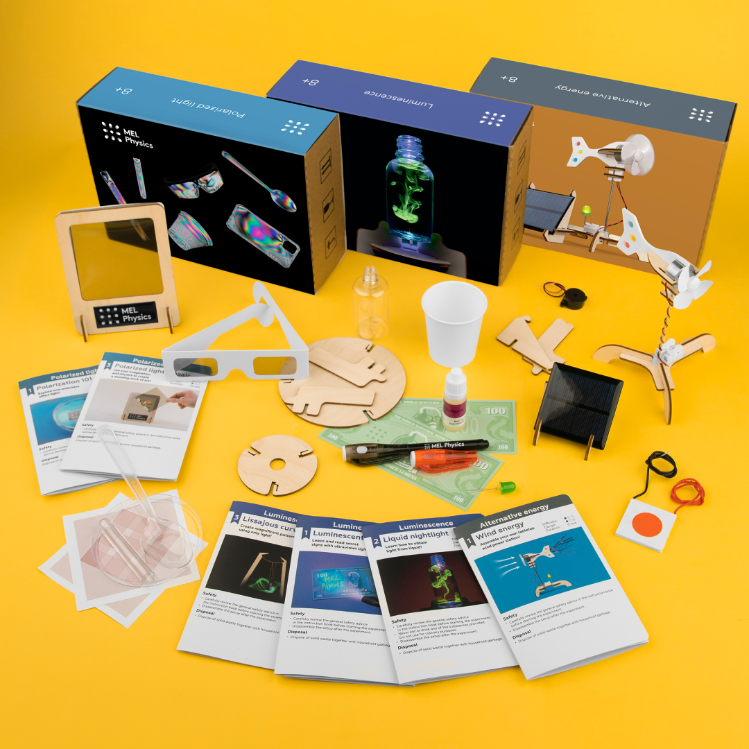 MEL PHYSICS BUNDLE — 3 or 6 kits. Ages 8–14+
