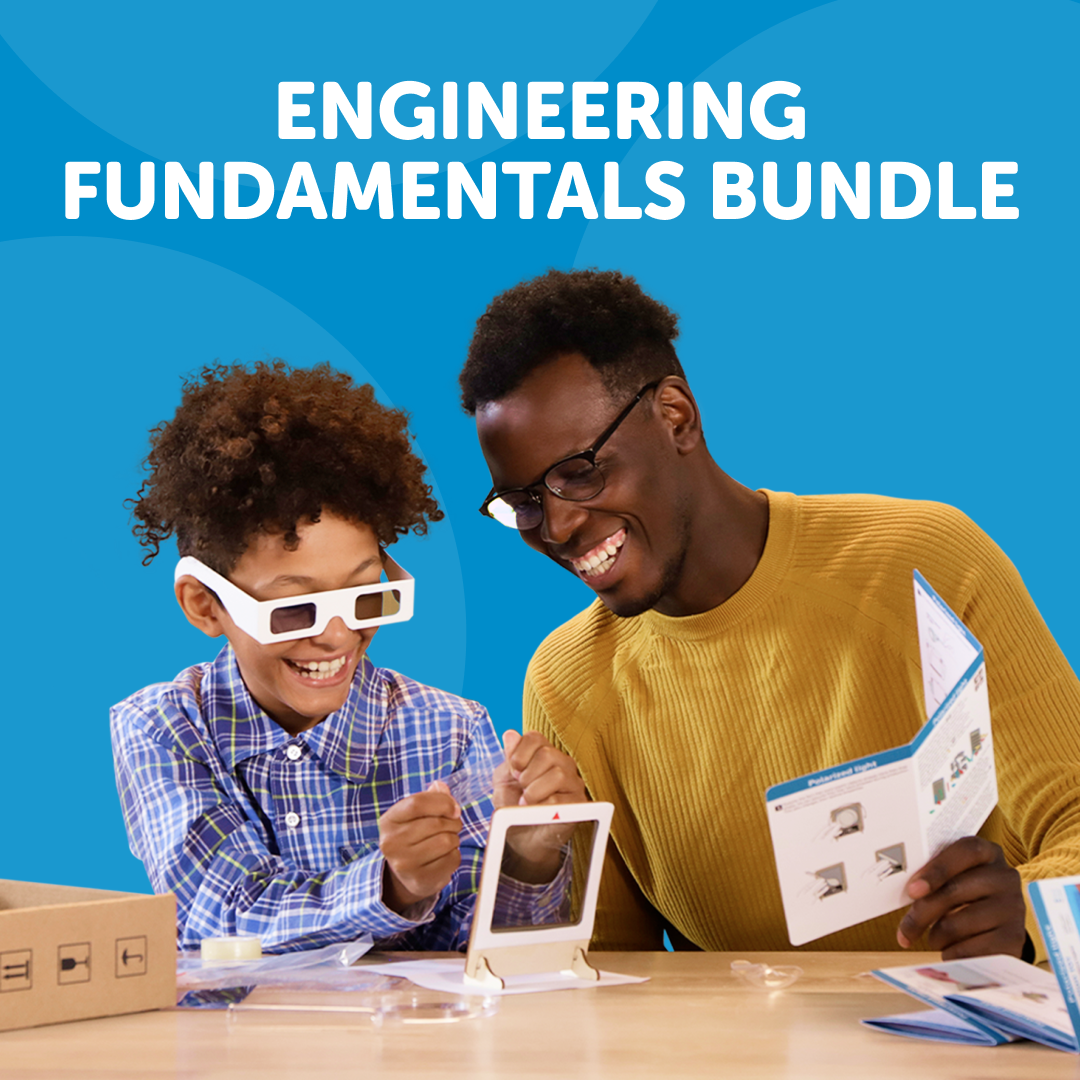 Engineering Fundamentals bundle — 5 kits. Ages 8–14+